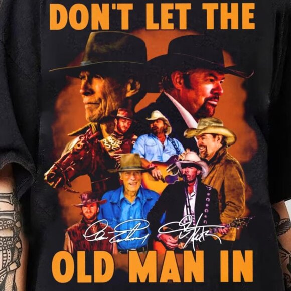 Clint Eastwood Don’t Let The Old Man In Signature Shirt Western Movie Legend 24 - Picture 2 of 5